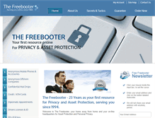 Tablet Screenshot of freebooter.com